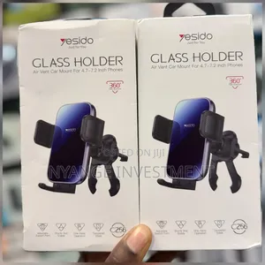 Yesido C256 Premium Tempered-Glass Gravity Car Phone Holder .