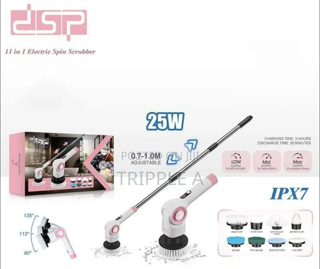 Dsp 11 In 1 Electric Spin Scrubber