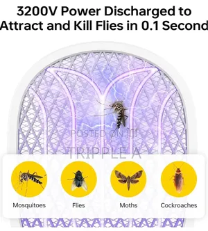 4 in 1 Folding Mosquito Racket