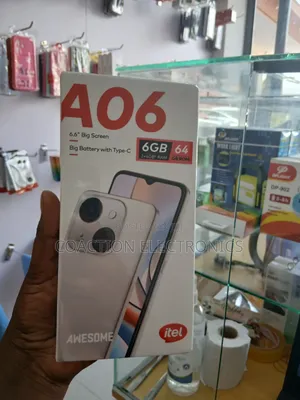 New Itel A06 64 GB Black
