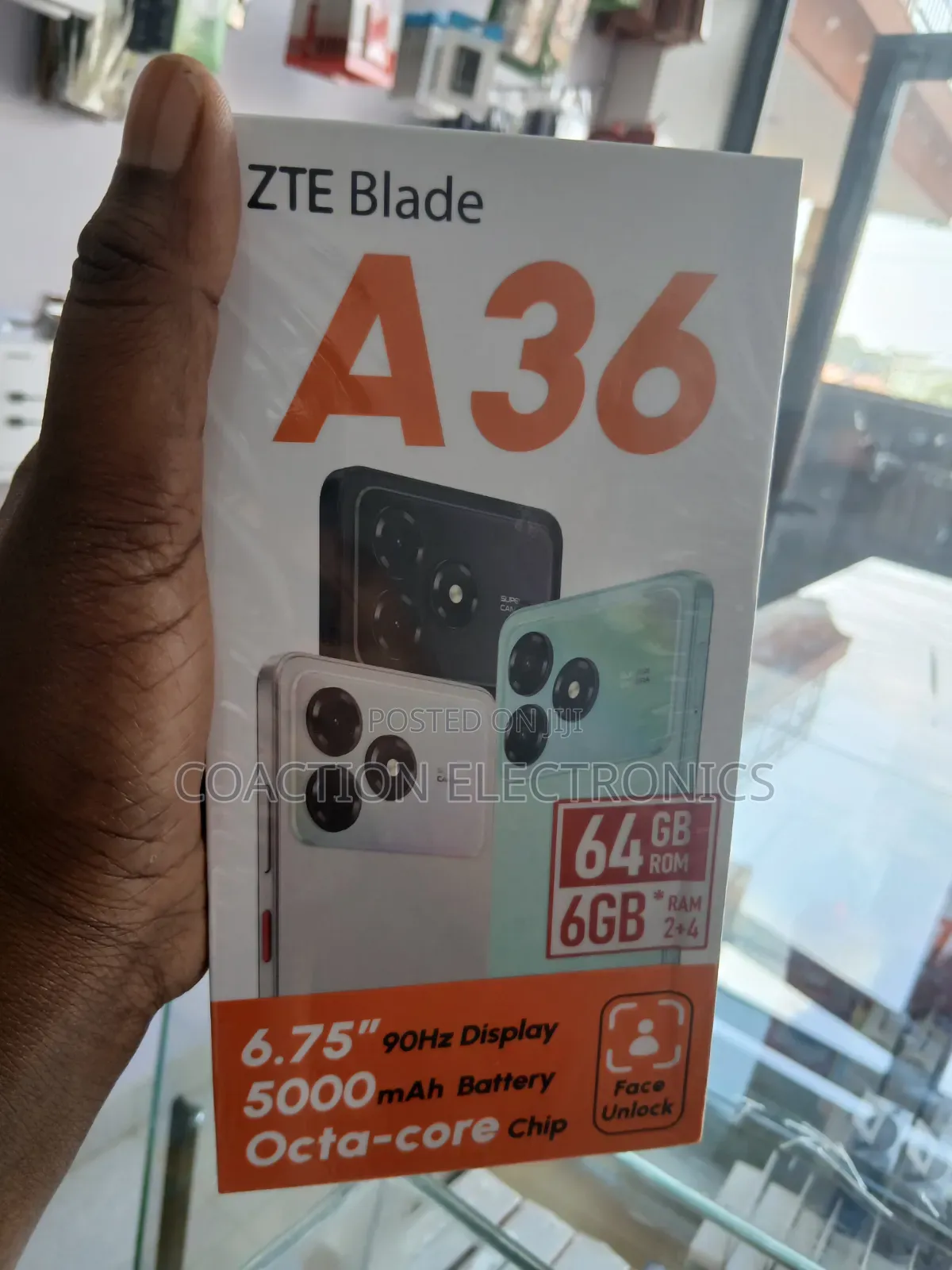 New ZTE Blade A36 64 GB Black