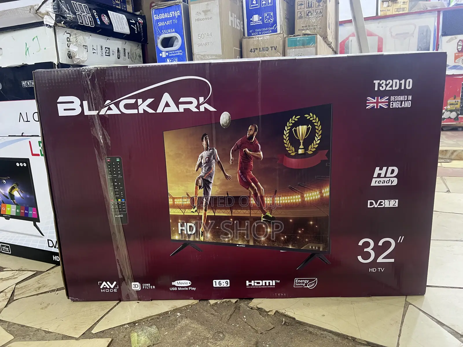 Frameless 32"Digital Tv - Comes With Free to Antenna