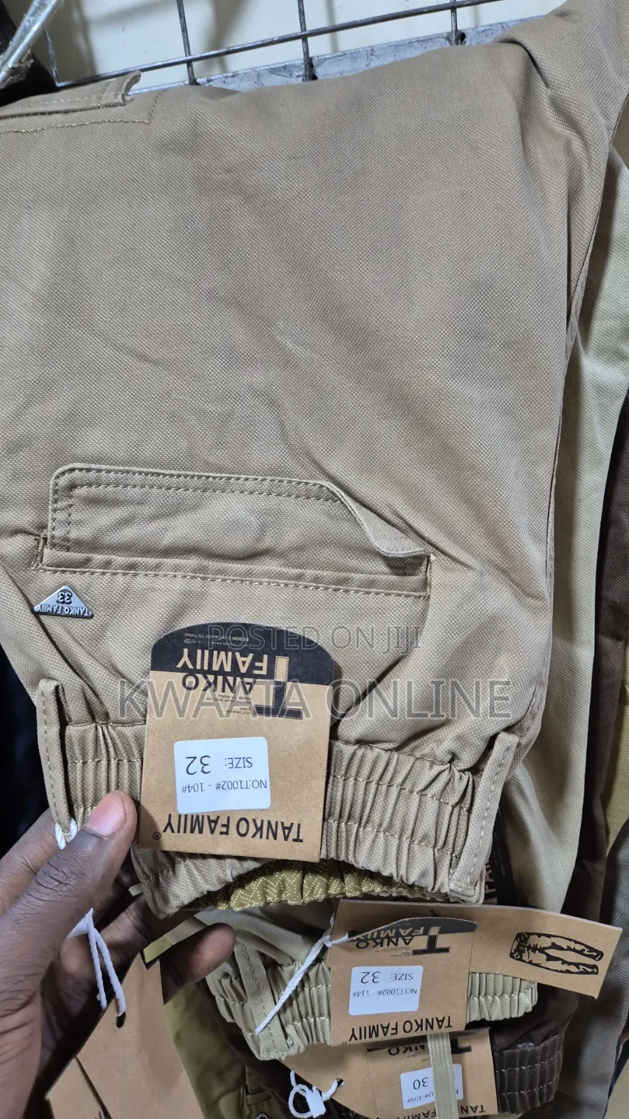 Men’S Premium Tapered Cargo Pants Stretch Cotton | Multi Pocket