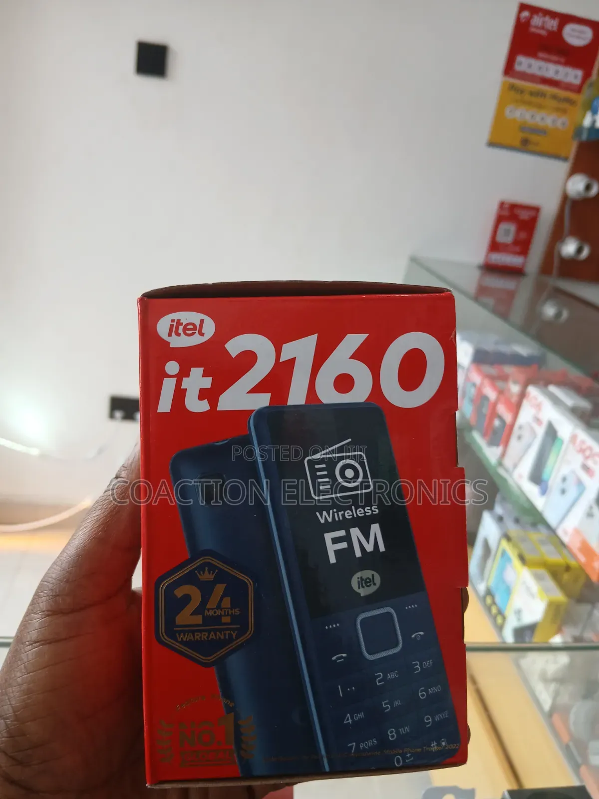 New Itel it2160 32 GB Black