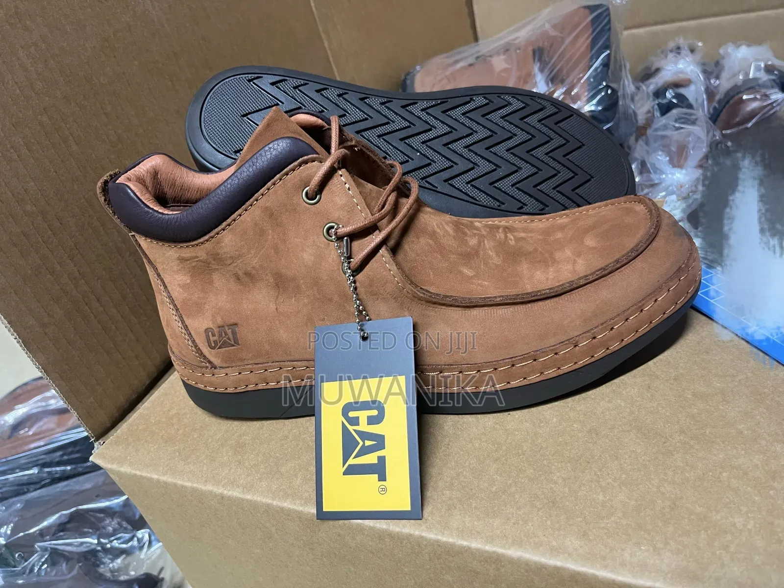 Crafted Rugged Lace-Up Causal Shoe-Brown