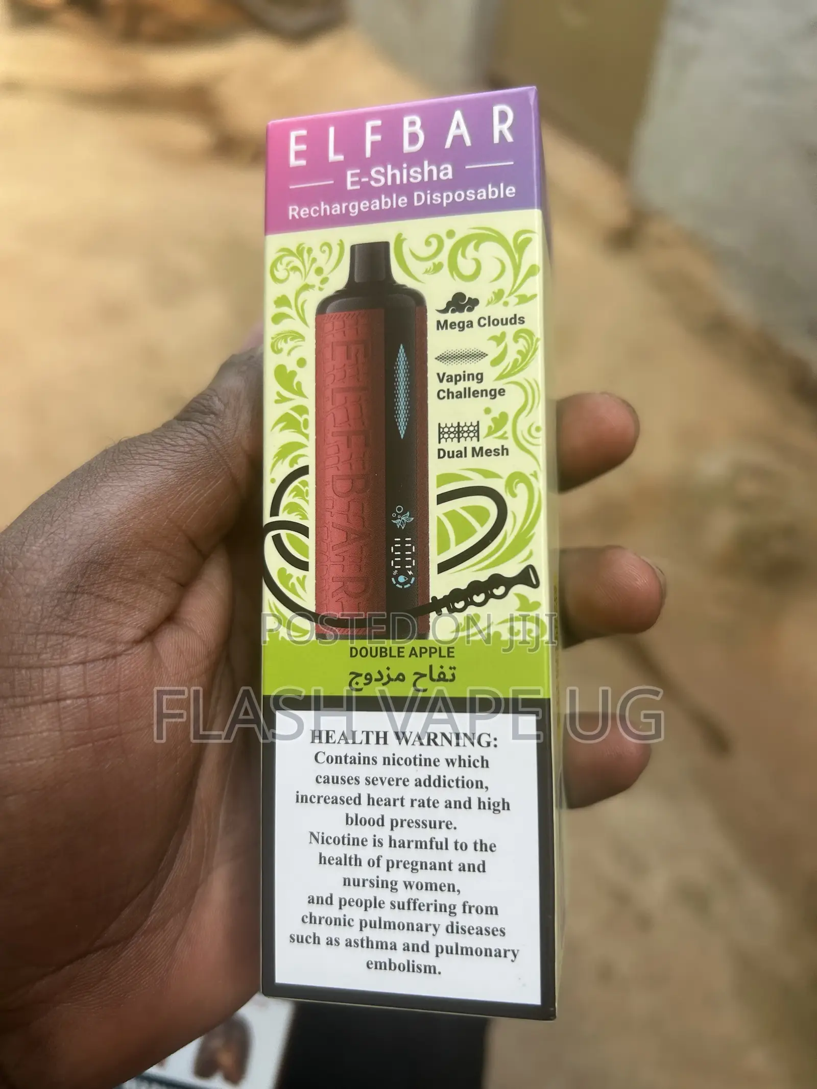 16000puffs Elfbar E Shisha Vape
