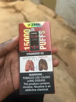 ZMR 15000 Puffs Vape in Strawberry Ice Flavor