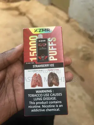 ZMR 15000 Puffs Vape in Strawberry Ice Flavor
