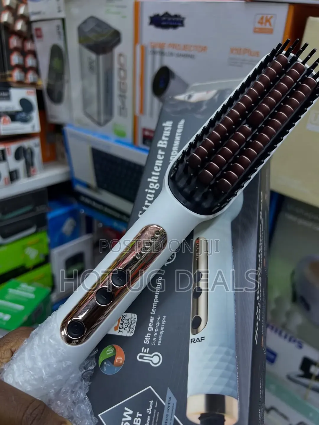 Raf Hair Straightener Brushes, Likely Model R.412.