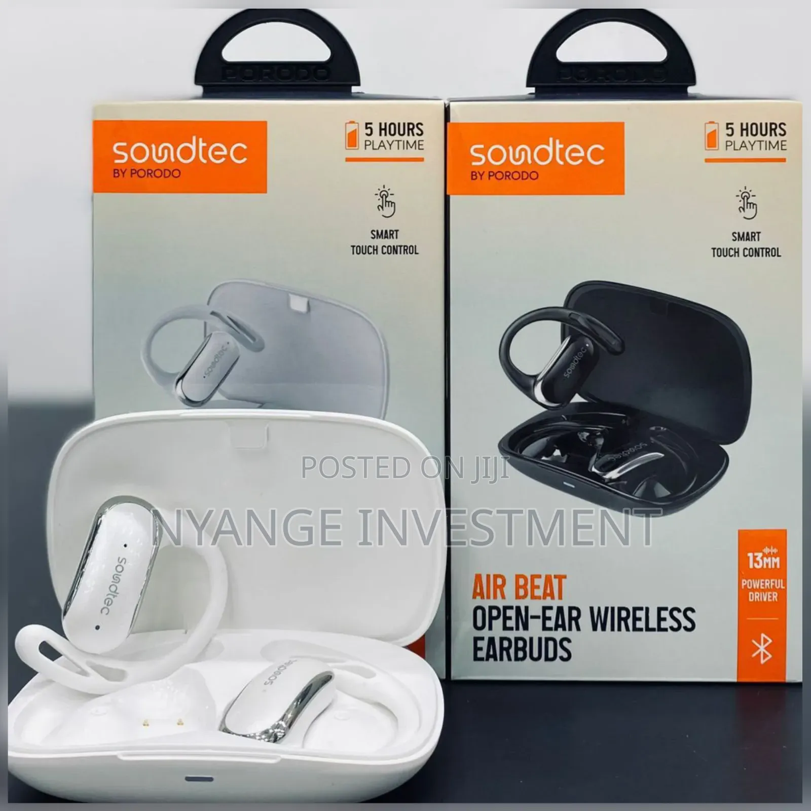Porodo Soundtec Air Beat Open-Ear Wireless Earbuds