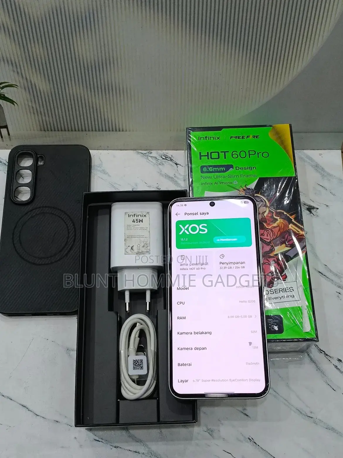 New Infinix Hot 60 Pro 256 GB Silver