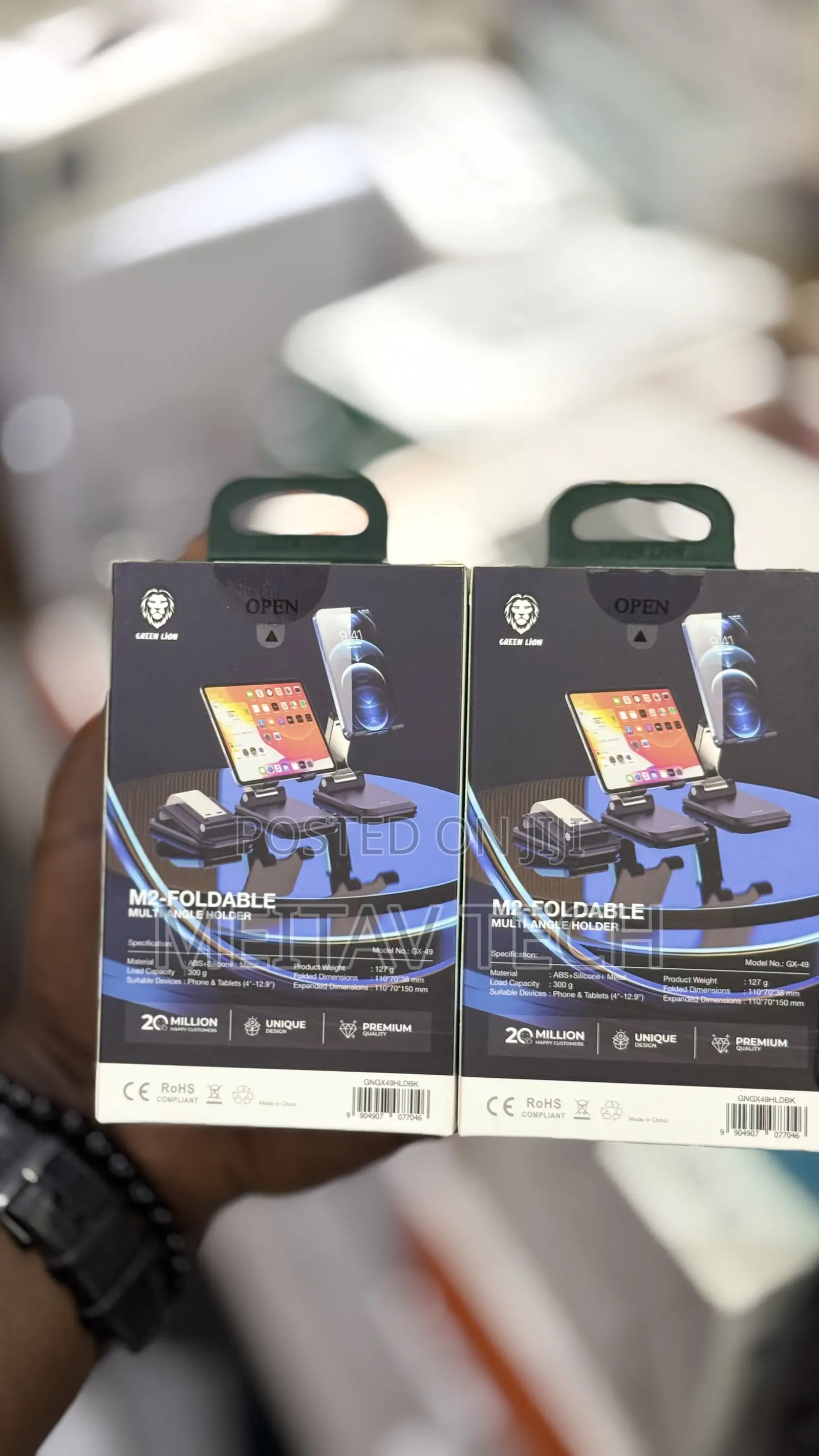 Green Lion M2 Foldable Multi-Angle Phone Tablet Holder