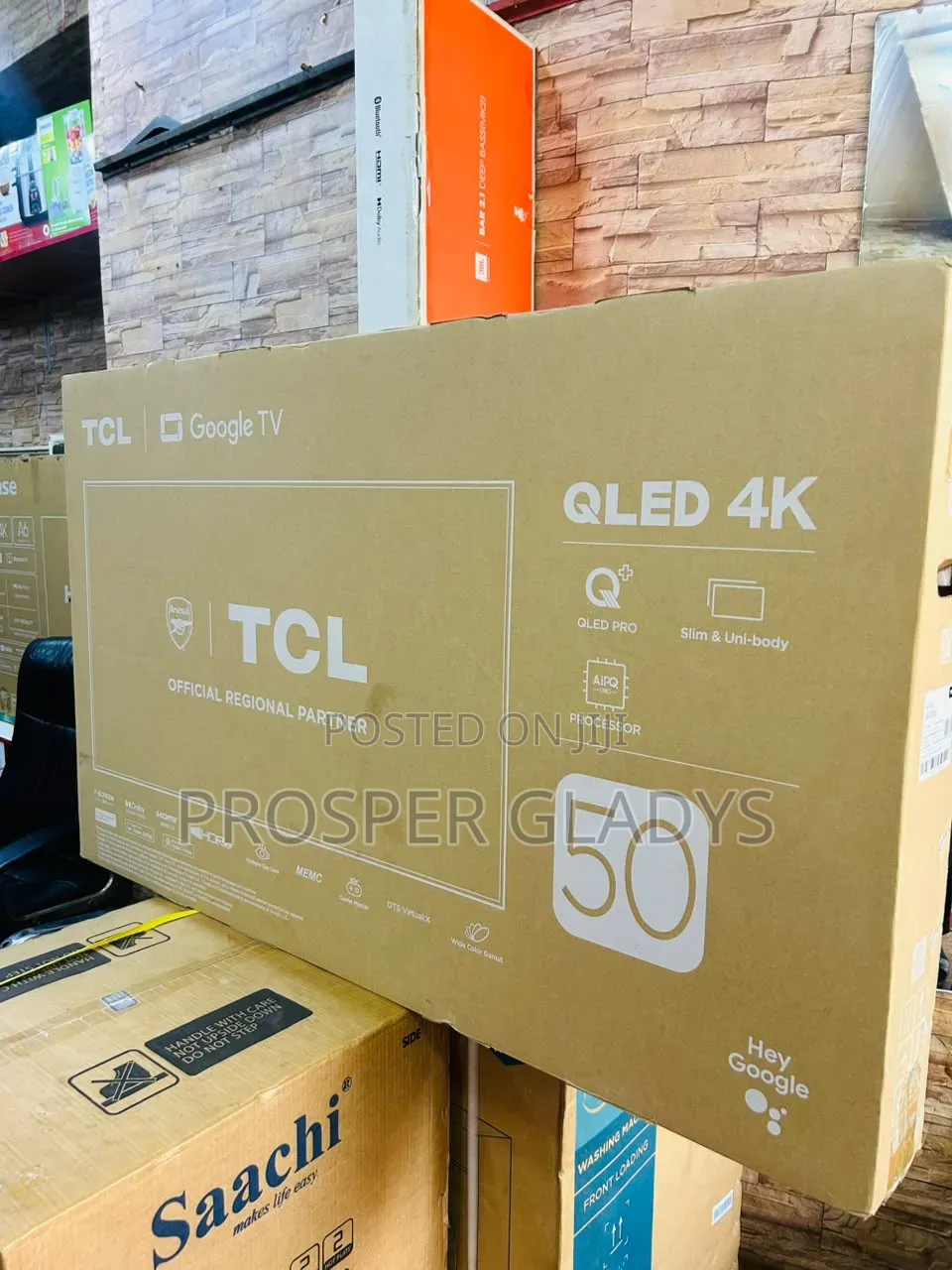TCL 50 Qled Smart Digital Flat Screen Flameless