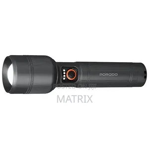 Porodo Vrechargeble Flashlight Torch