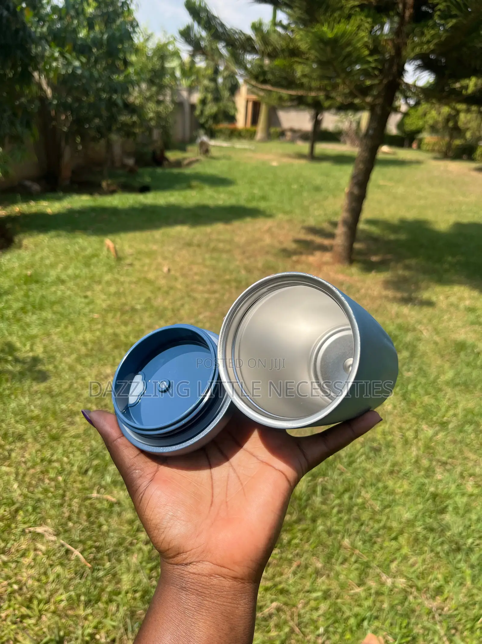 Dusty Blue Vacuum Insulated Travel Mug - 450mls