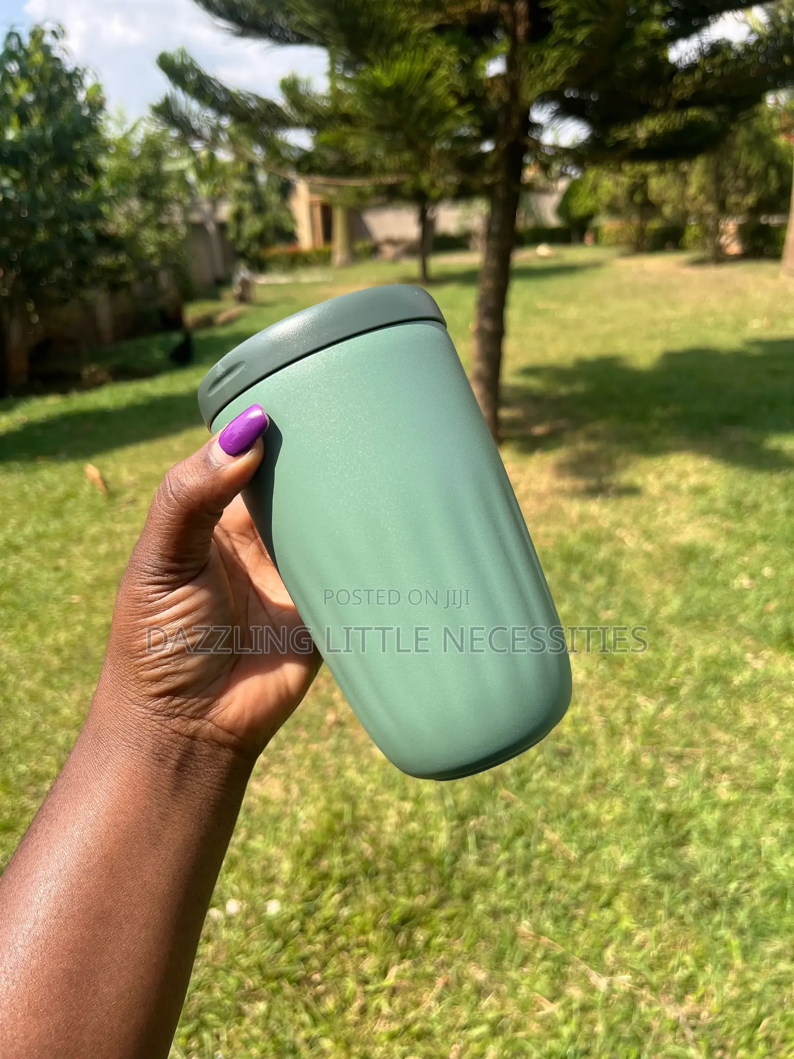 Sage Green Vacuum Insulated Travel Mug - 450mls