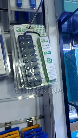 Super Speed 7-Port Usb 3.0 Hub With Individual Switches - 5gbps