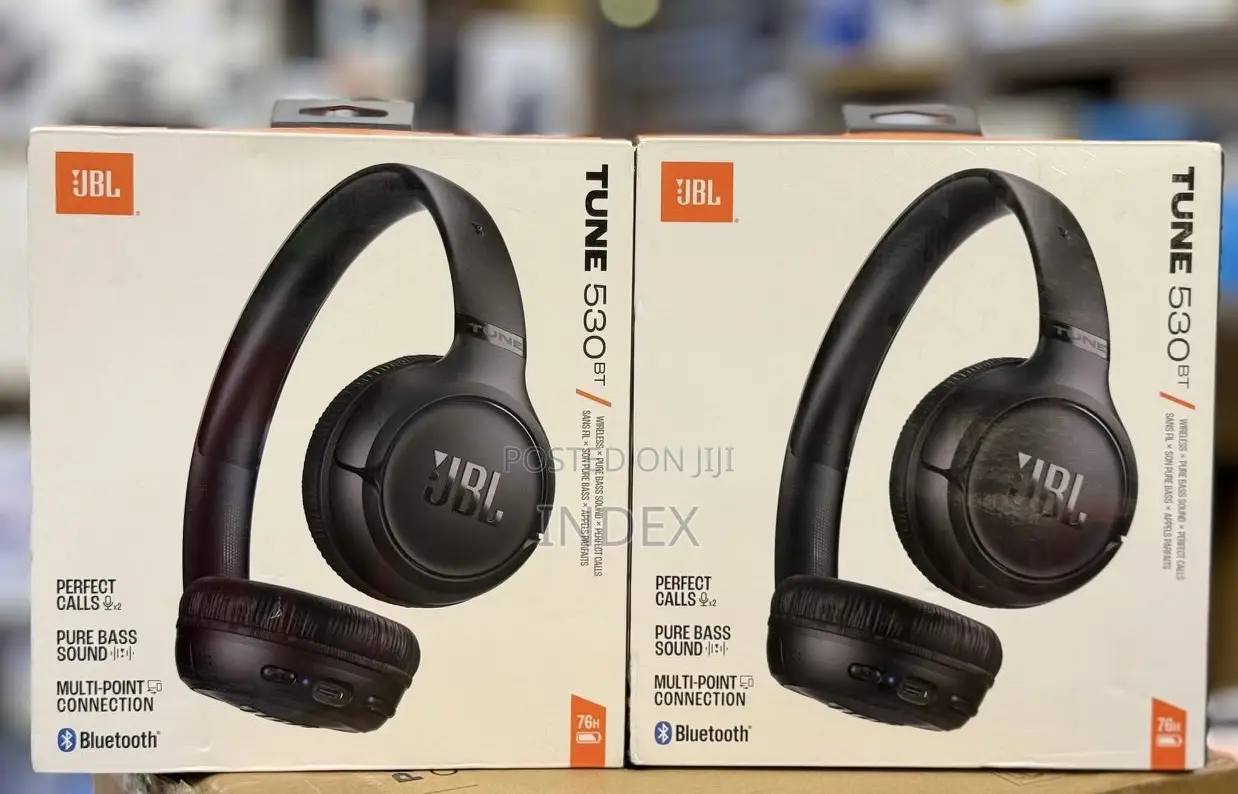 JBL Tune 530bt Wireless on-Ear Headphones With JBL Pure Bass