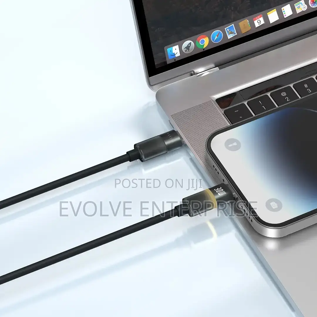 Levelo Luno 30w Silicone Led Cable Type-C to Lightning 1m