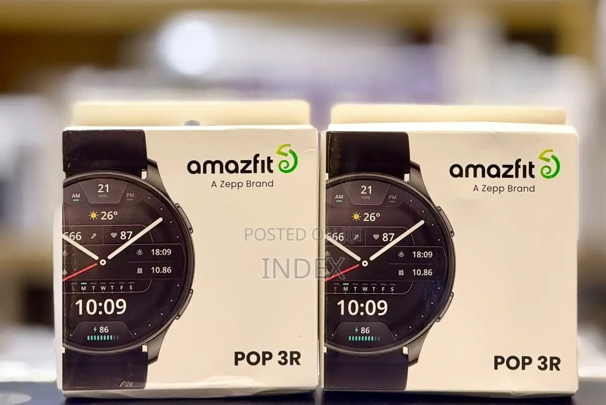 Amazfit Pop 3r Smartwatch, 1.43" Hd Amoled Display, Up to 12 Days