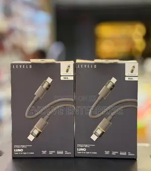 Levelo Luno 100w Silicone Led Cable Type-C to Type-C 1m