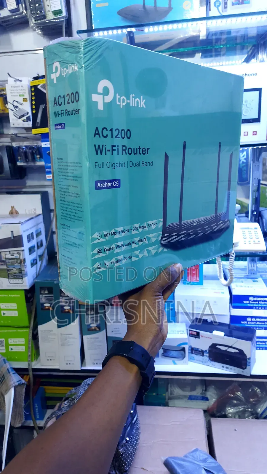 Tp-Link Archer C5 Ac1200 Full Gigabit Dual-Band Wireless Wifi Router