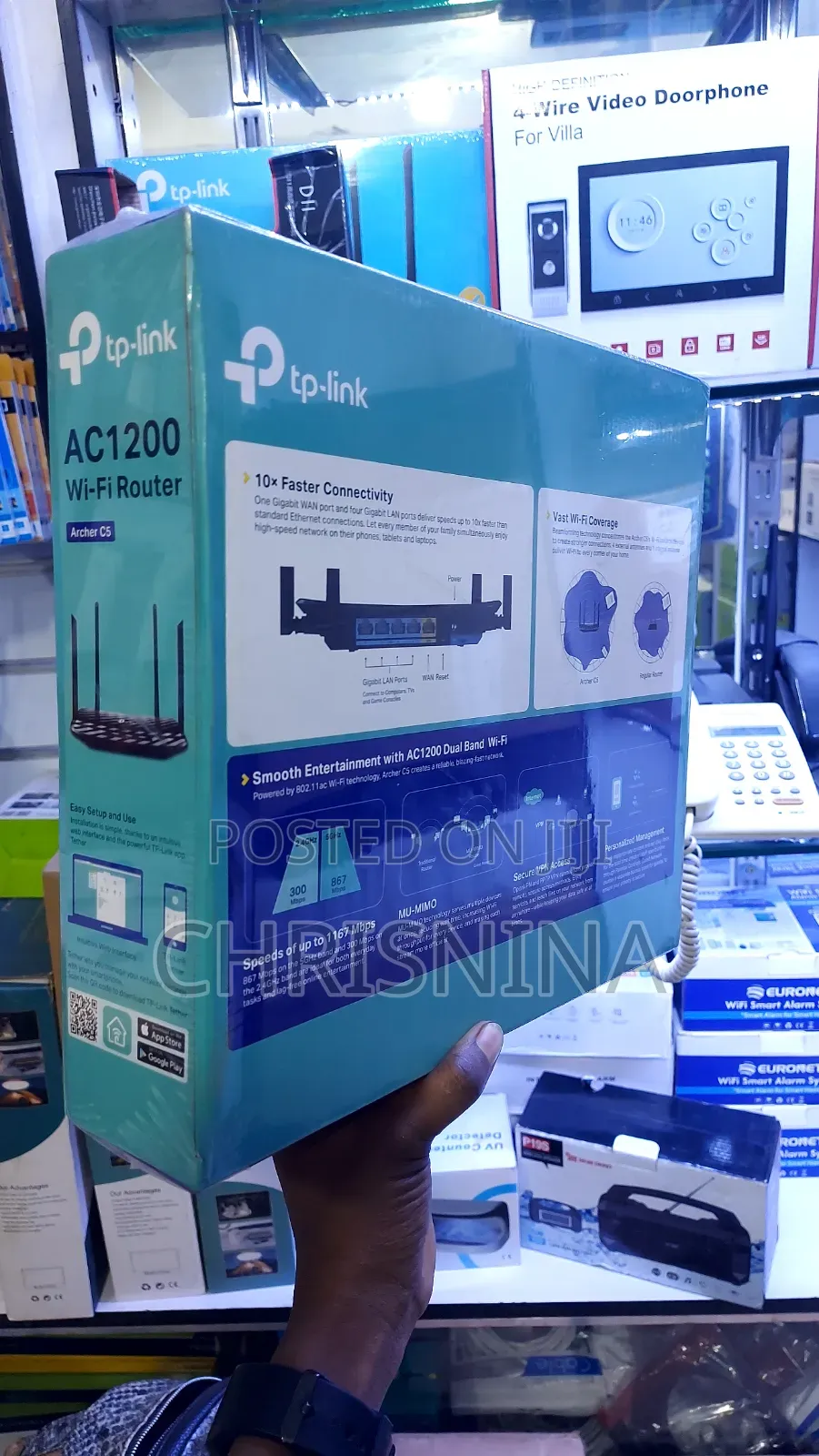 Tp-Link Archer C5 Ac1200 Full Gigabit Dual-Band Wireless Wifi Router