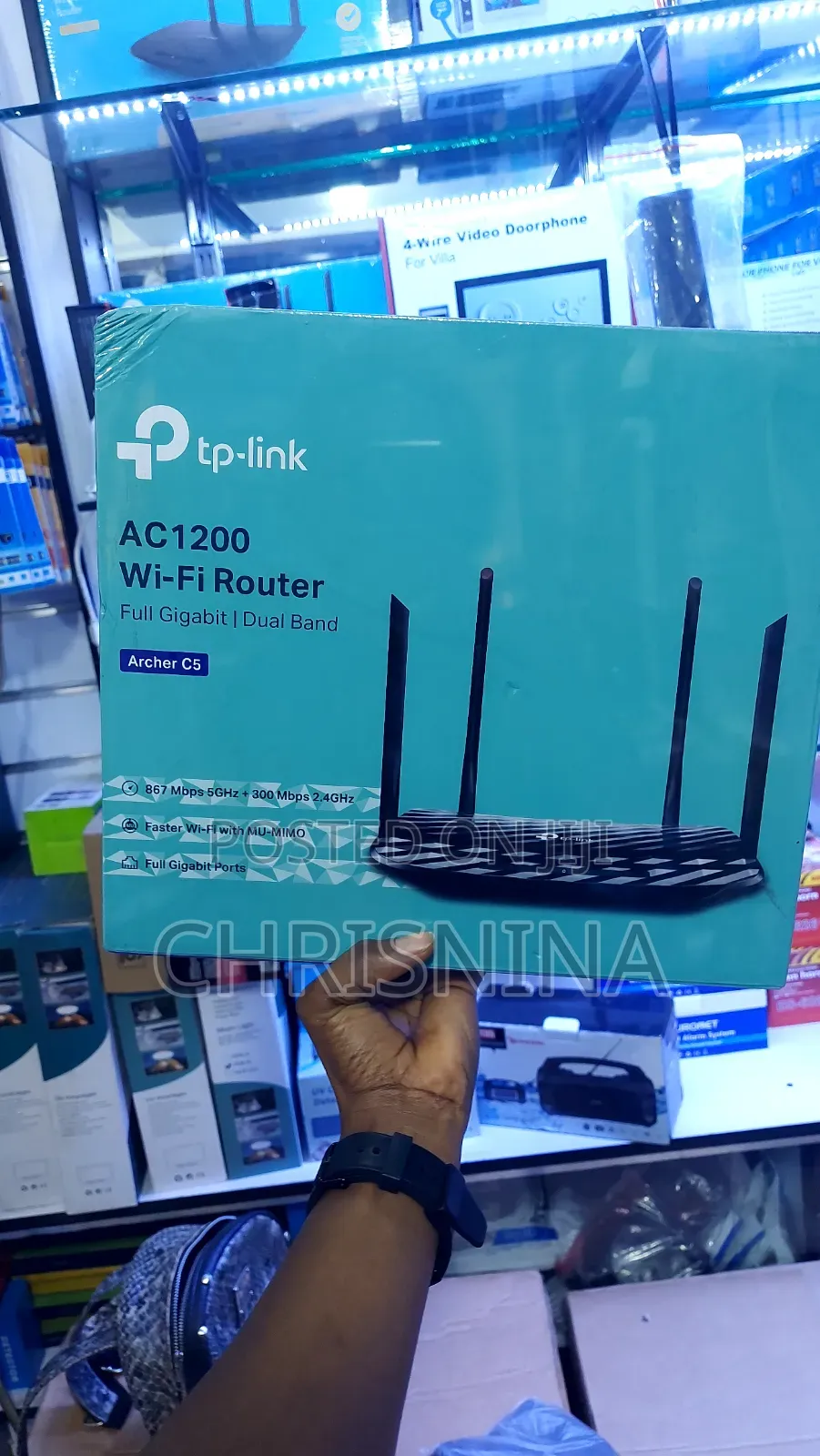 Tp-Link Archer C5 Ac1200 Full Gigabit Dual-Band Wireless Wifi Router