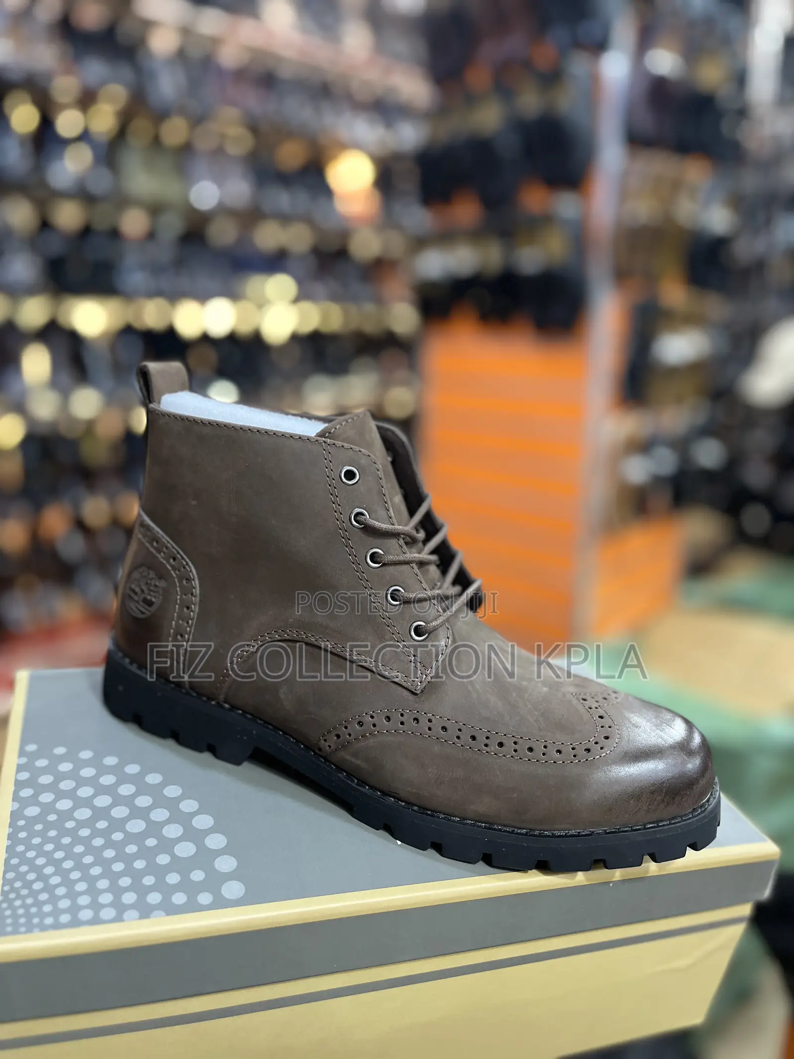 Original Timberland Classic Oxford Boots for Men – Black Sole