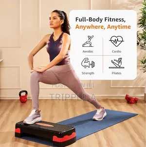 Adjustable Height Non Slip Fitness Aerobics Stepper