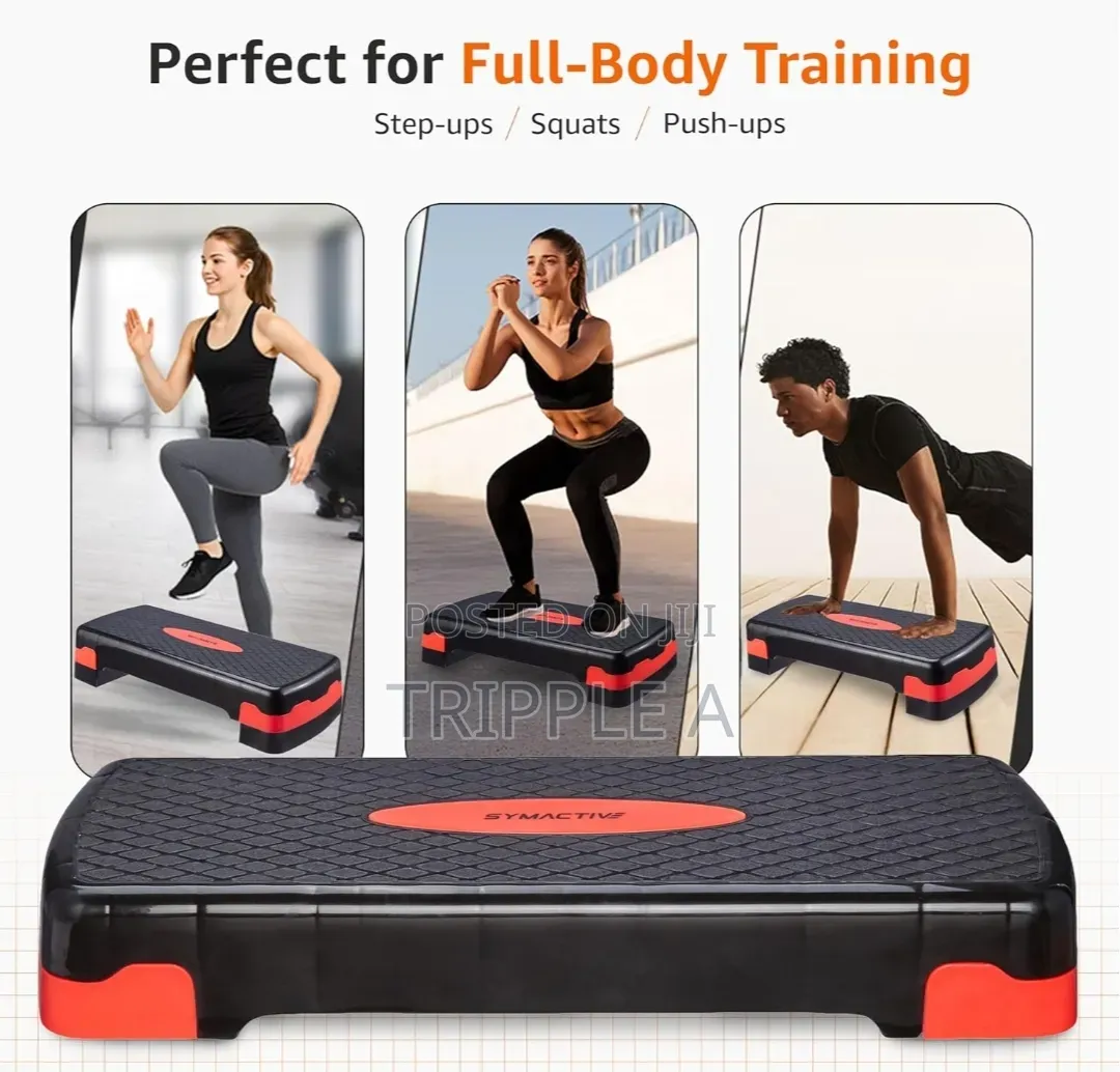 Adjustable Height Non Slip Fitness Aerobics Stepper