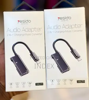 Yesido Yau11 2in1 Audio Adapter Convert for Lightning to Lightning