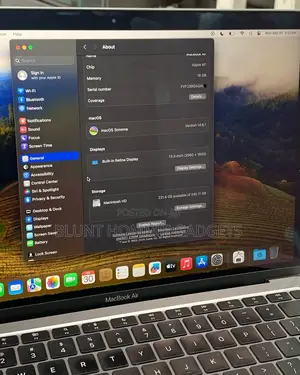 Laptop Apple MacBook Air 2020 M1 16GB Apple M1 SSD 256GB