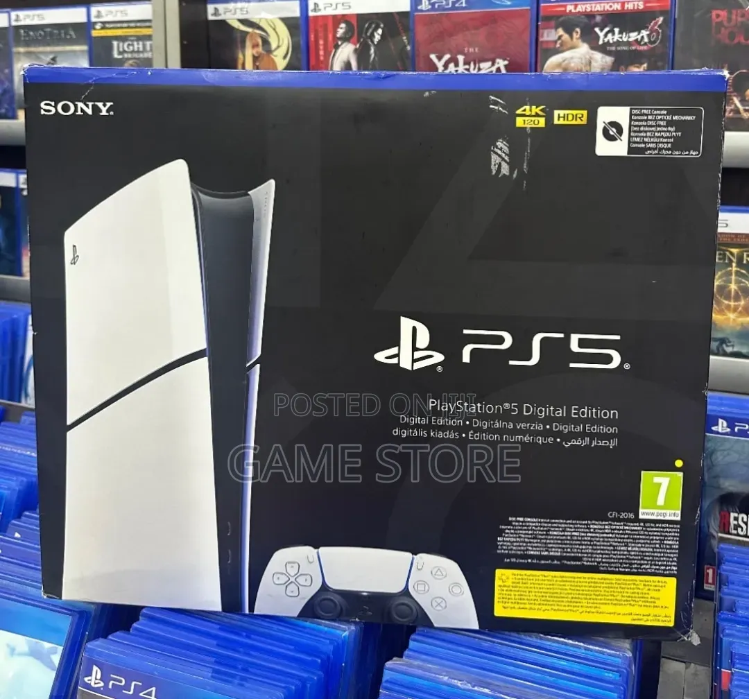 Brand New Ps5 Slim Digital Version Video Game Console