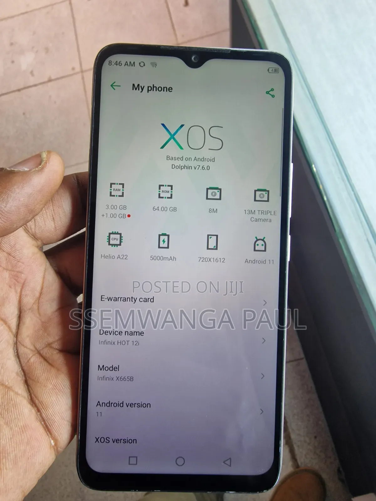 Infinix Hot 12i 64 GB Rose Gold