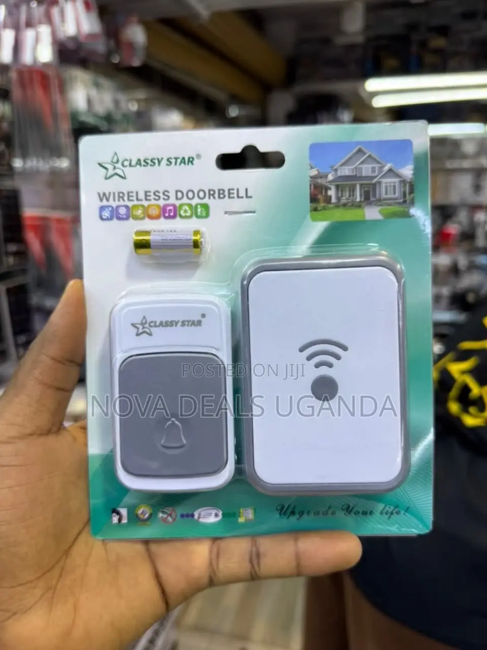 Classy Star Wireless Battery Operated Doorbell