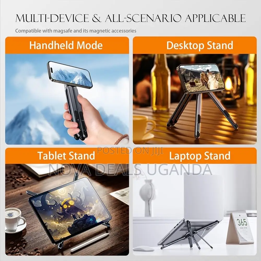Srsya H024 Multi Stand Holder 3-in-1 Magnetic Laptop, Tablet,Mobile