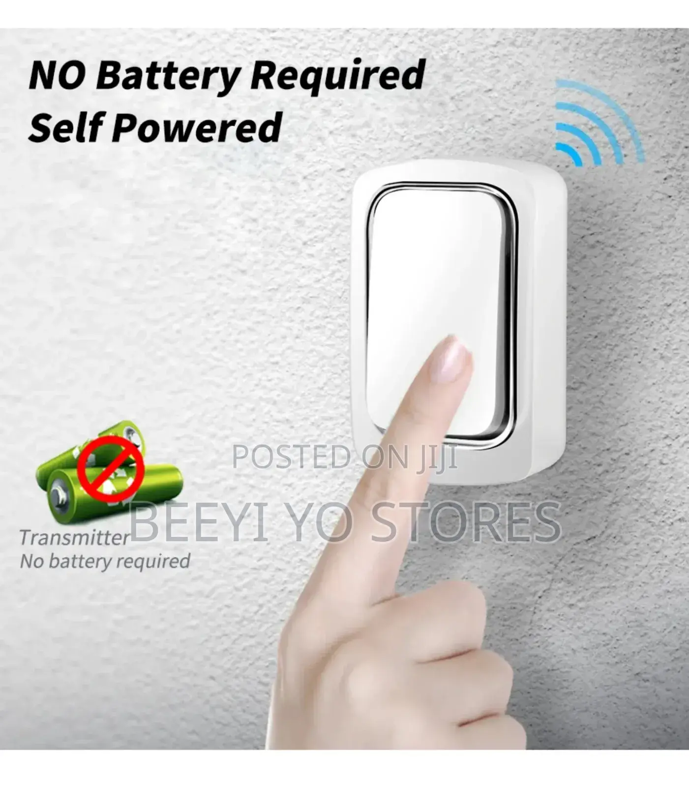 Classy Star Wireless Doorbell – Easy-Install Home Entry Alert