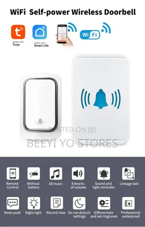 Classy Star Wireless Doorbell – Easy-Install Home Entry Alert
