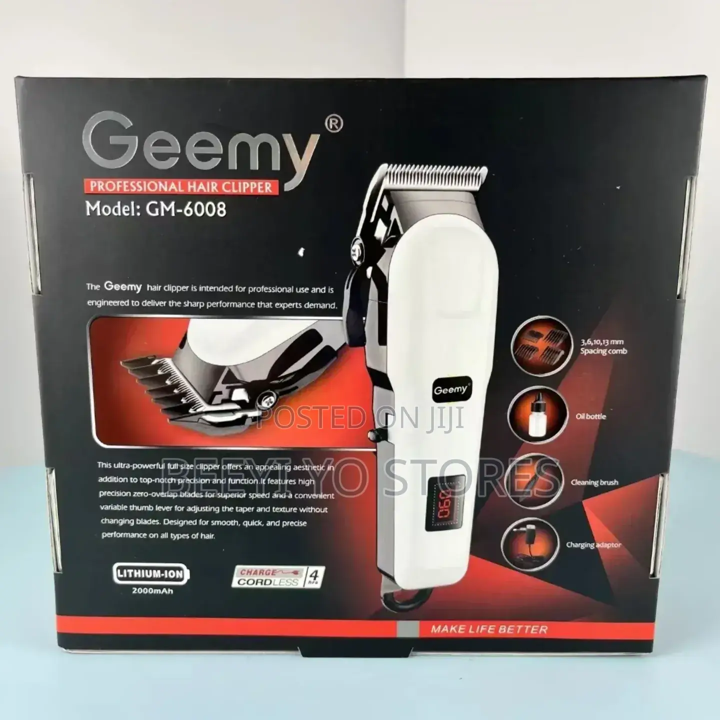 Geemy Professional Hair Clipper (Gm-6008)