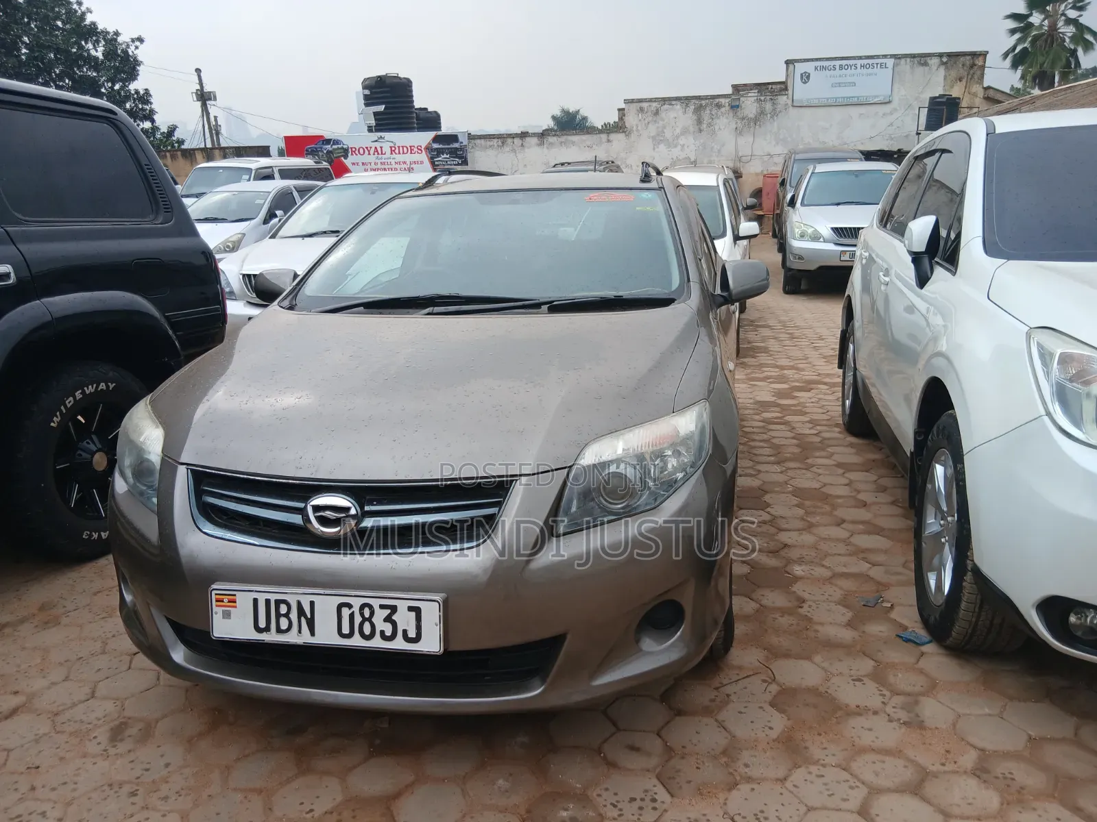 Toyota Corolla Fielder 2009 Gray