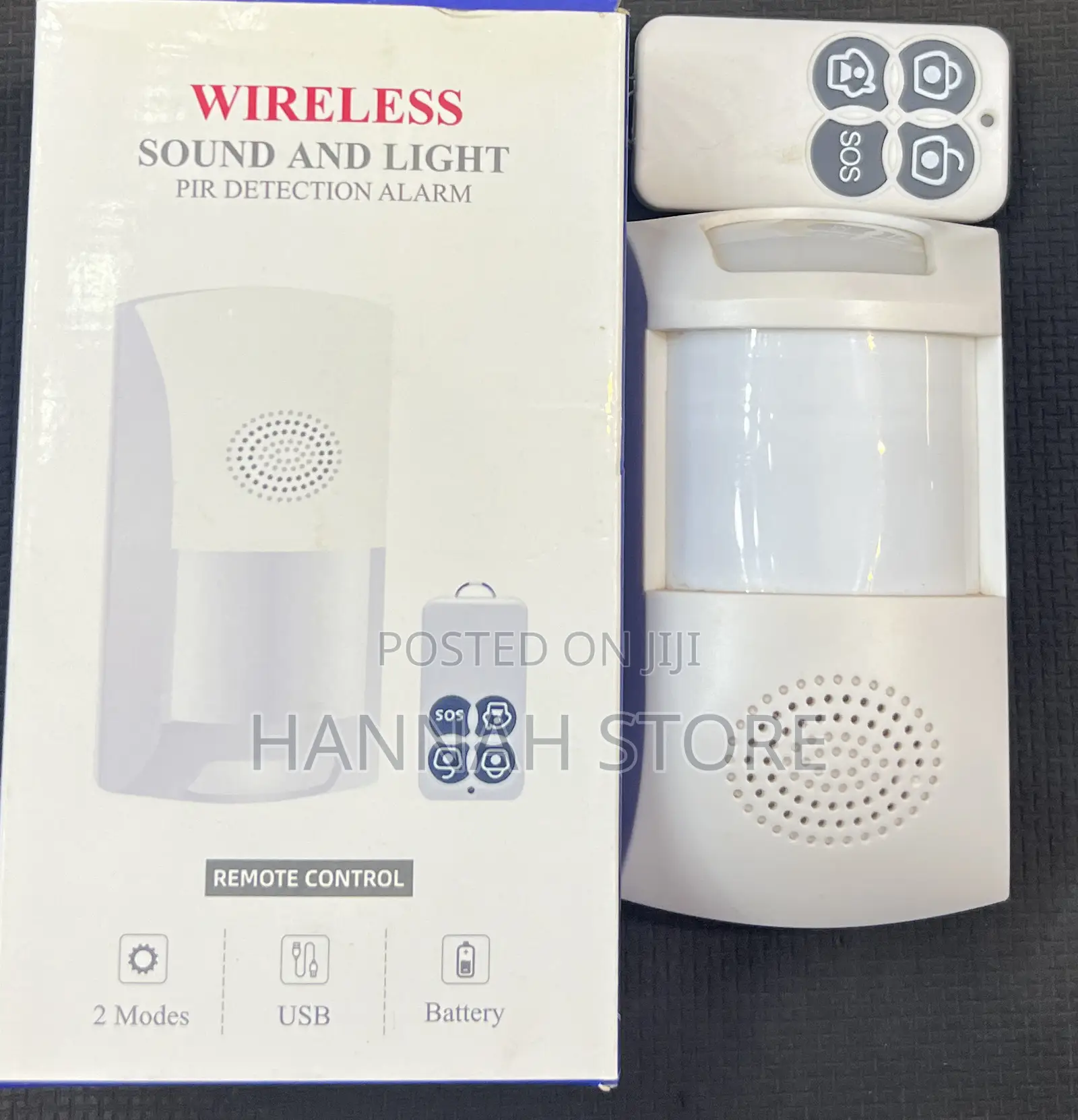 Wireless Sound And Light Pir Detection Alarm