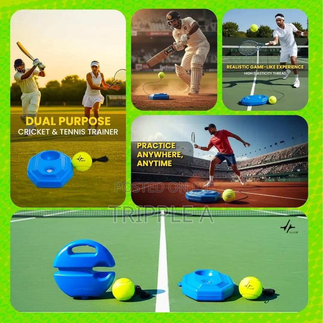 Tennis Trainer Ball, Base Plate Elastic Cord Training Set