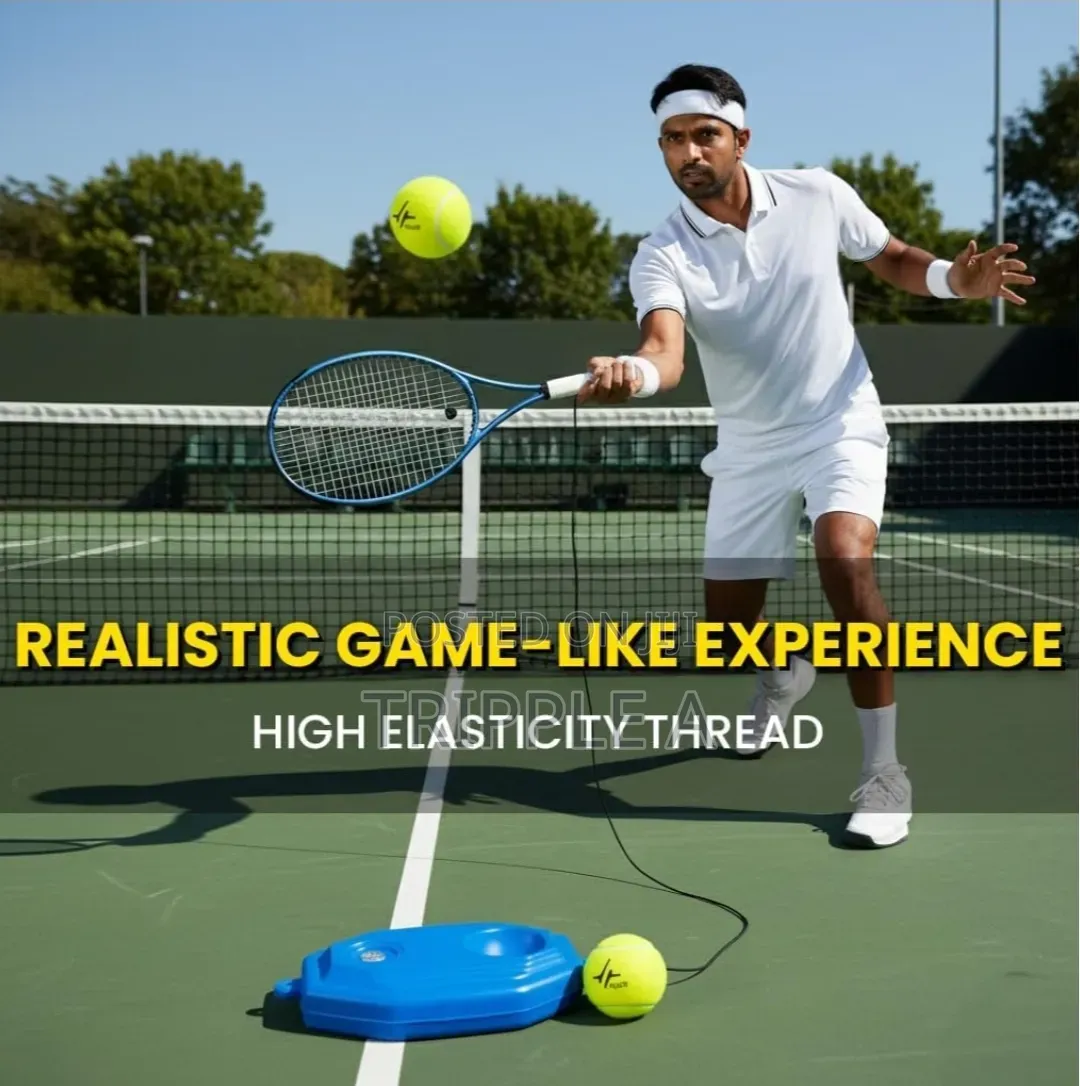 Tennis Trainer Ball, Base Plate Elastic Cord Training Set