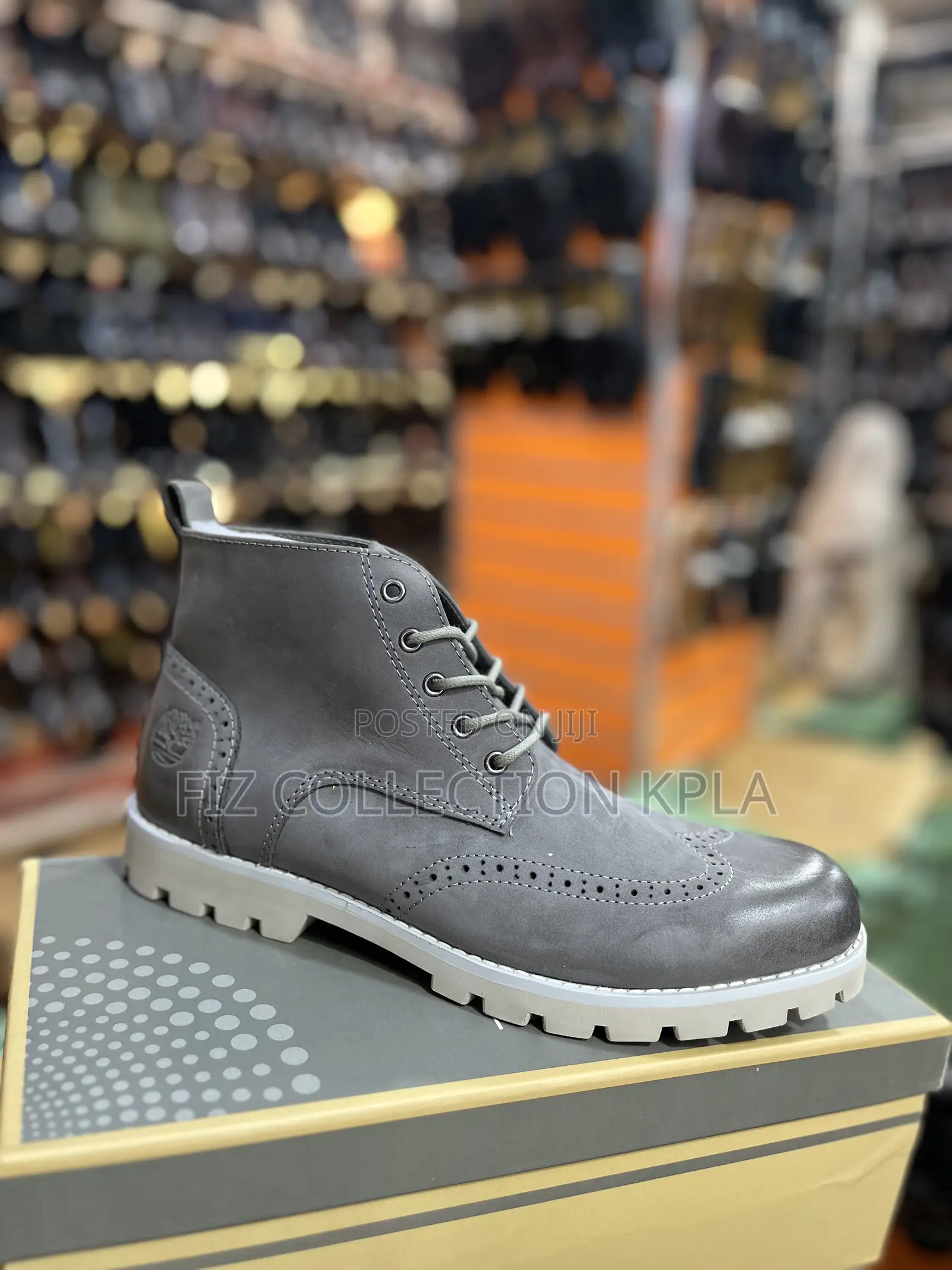 Original Men’S Oxford Boots – Gray