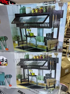 Over-the-Sink Dish Drying Rack