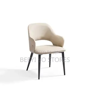 Modern Cream Upholstered Dining Chairs