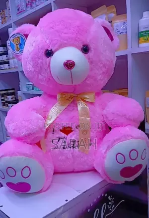 40cm Plush Pink Teddy Bear.