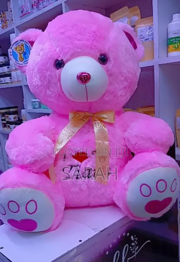 40cm Plush Pink Teddy Bear.