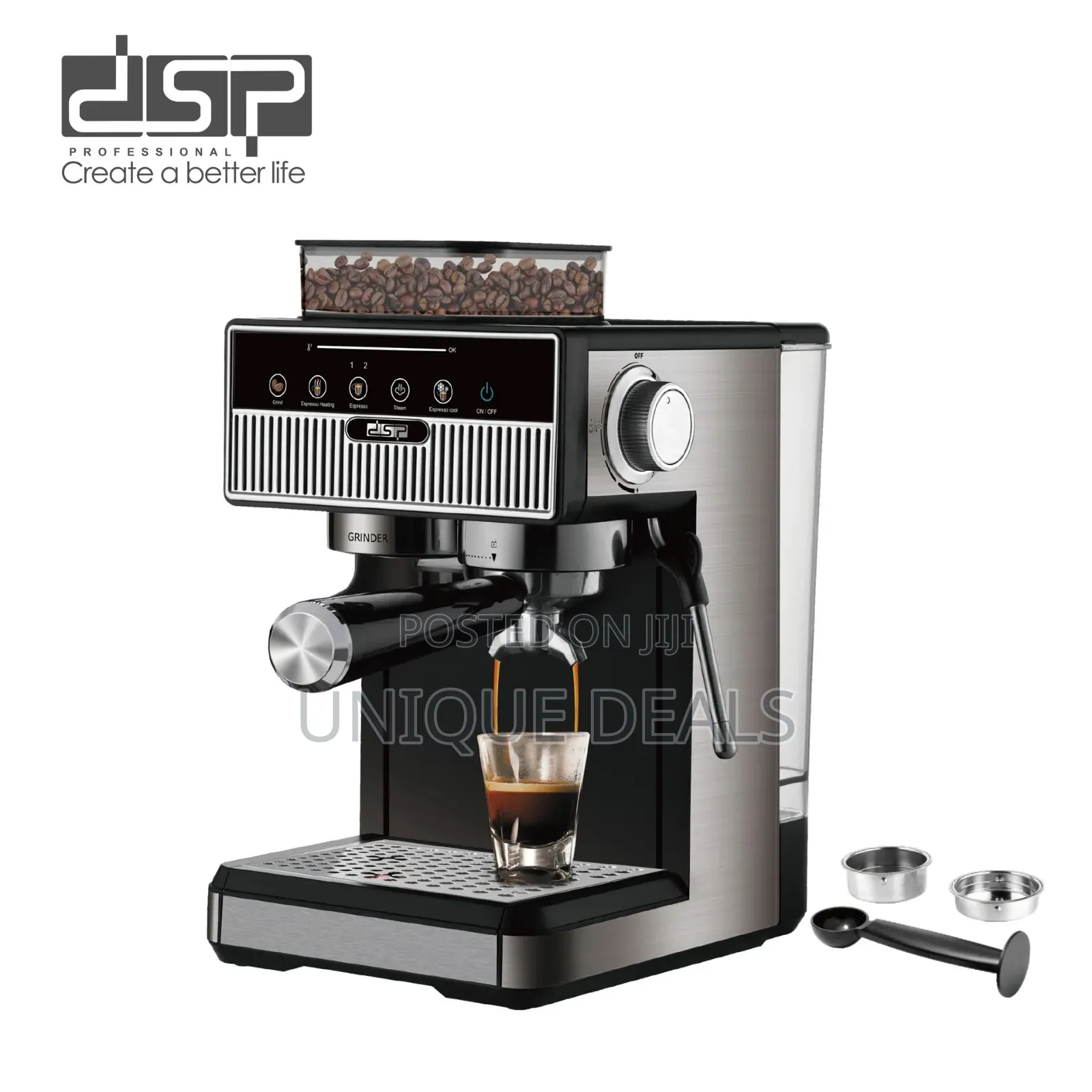 Espresso Coffee Maker 1.7l 20bar Espresso Coffee Maker